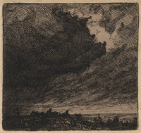 KG 18059
<br/>
Stormachtige lucht boven een landschap
<br/>
<em>Nachenius, Jan Coenraad (1890-1987)</em>